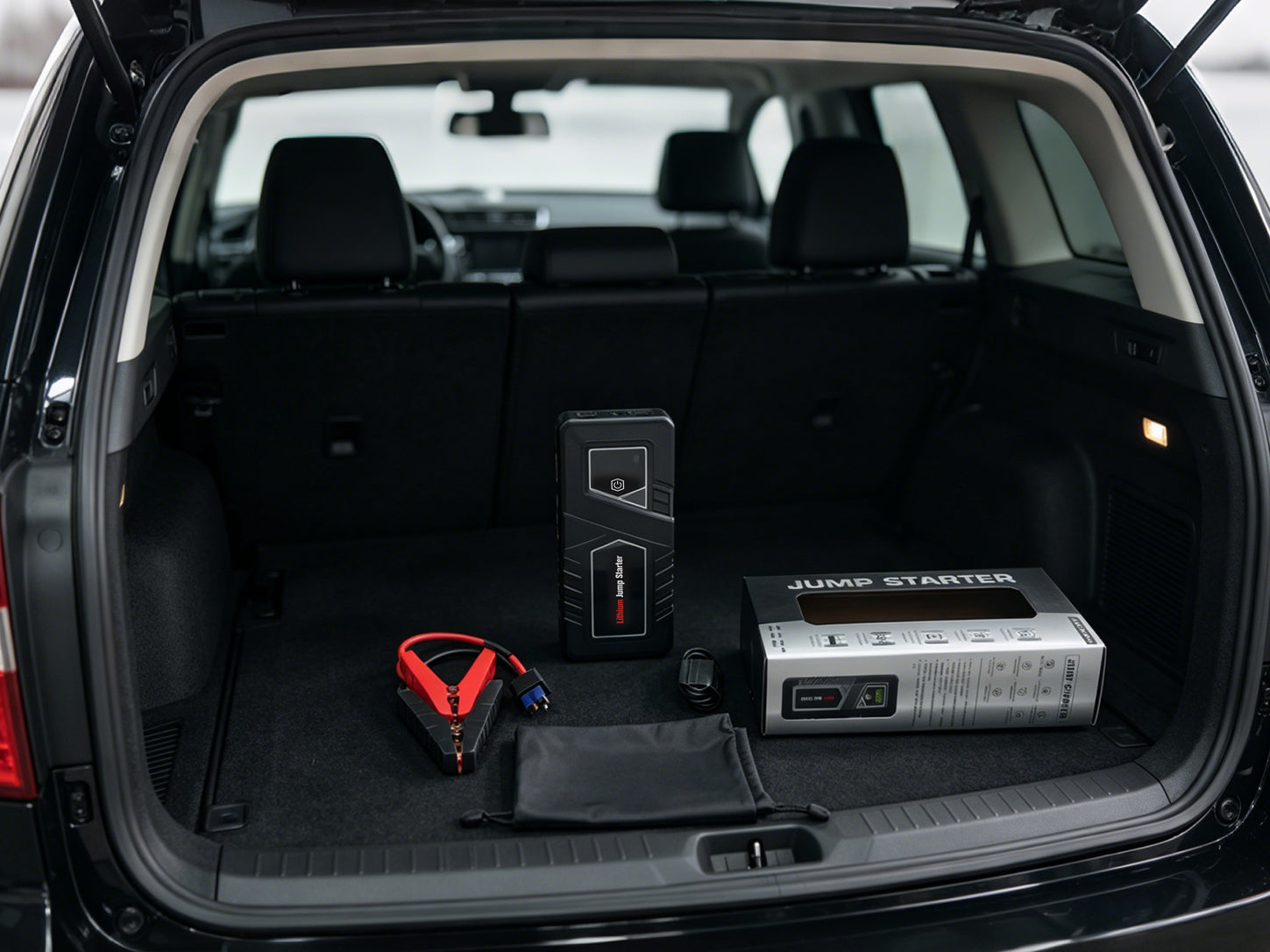 portable jump starter and air compressor