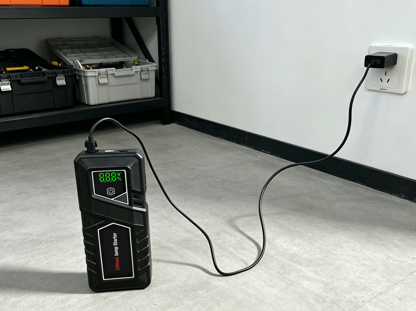 car jump starter with air compressor