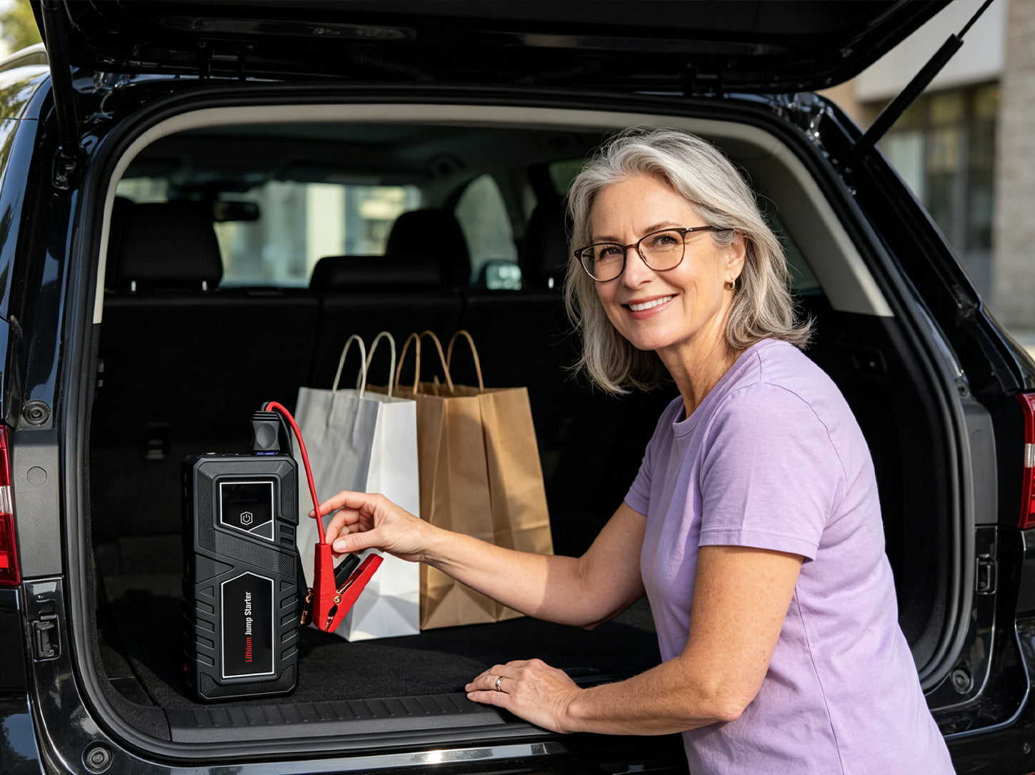 jump starter and air compressor