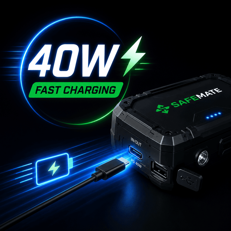 USB-C 40W Fast Charging